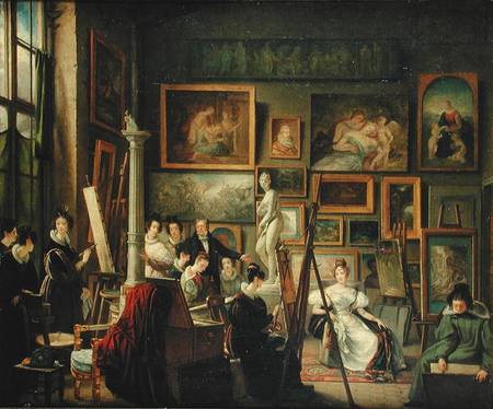 The Artist's Studio a Amelie Legrand de Saint-Aubin
