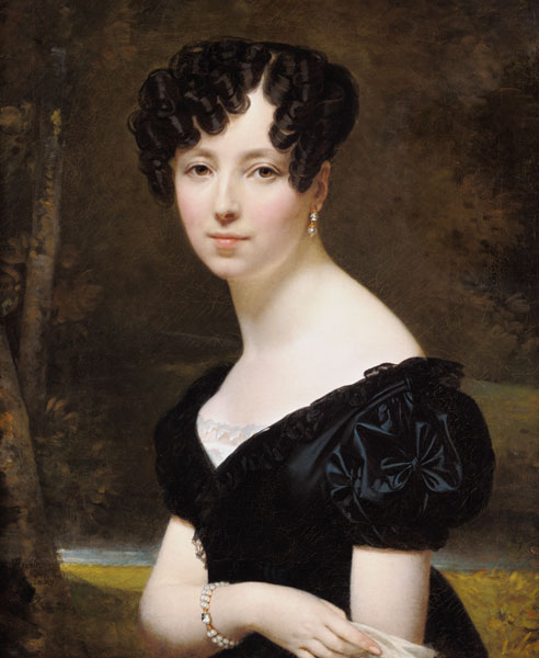 Portrait of Baroness Pontalba a Amelie Legrand de Saint-Aubin