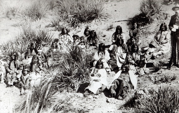 The last of the escapees after the final rout of Geronimo (b/w photo)  a American Photographer