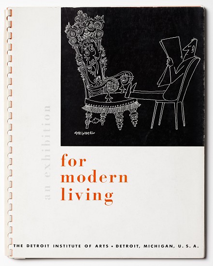 Cover of the catalogue for 'An Exhibition for Modern Living' a Scuola Americana
