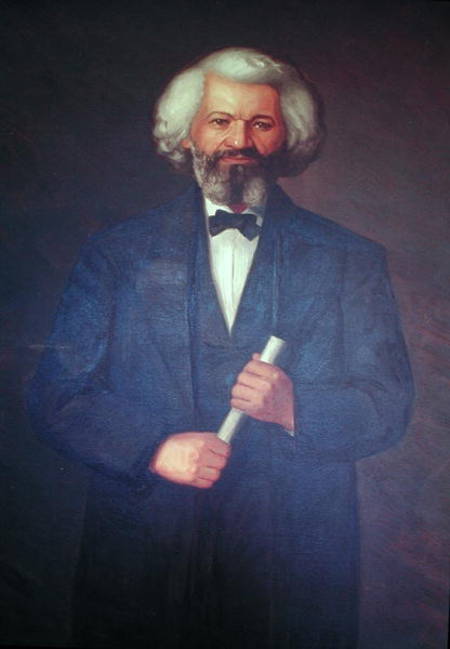 Portrait of Frederick Douglass (1817-95) a Scuola Americana