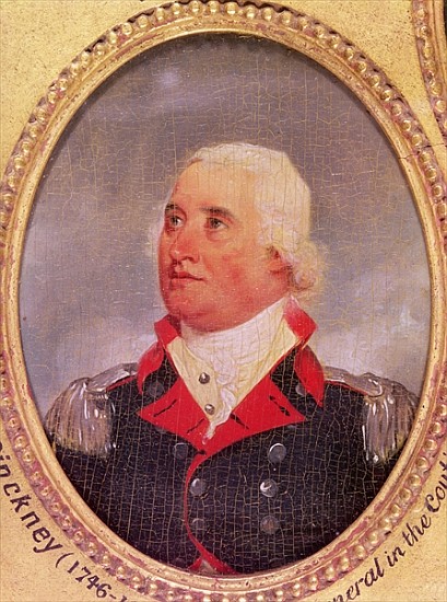Portrait of Major General Charles C. Pinckney a Scuola Americana