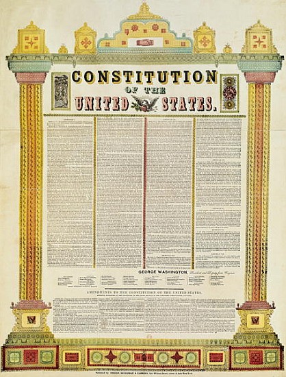 The Constitution of the United States of America a Scuola Americana