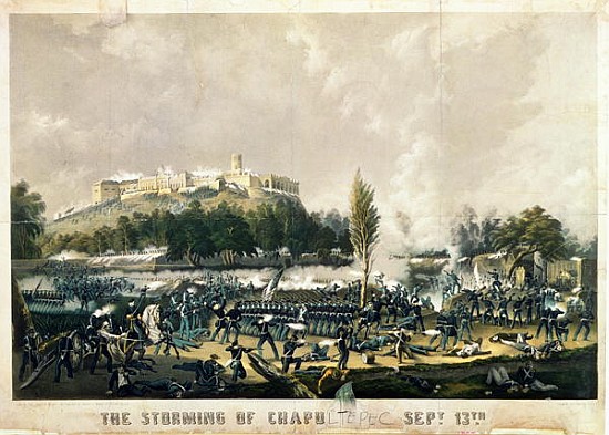 The Storming of Chapultepec, 13th September 1847 a Scuola Americana