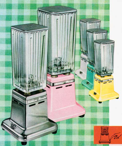 Five Vintage 1950s Kitchen Blenders a American School, (20th century)