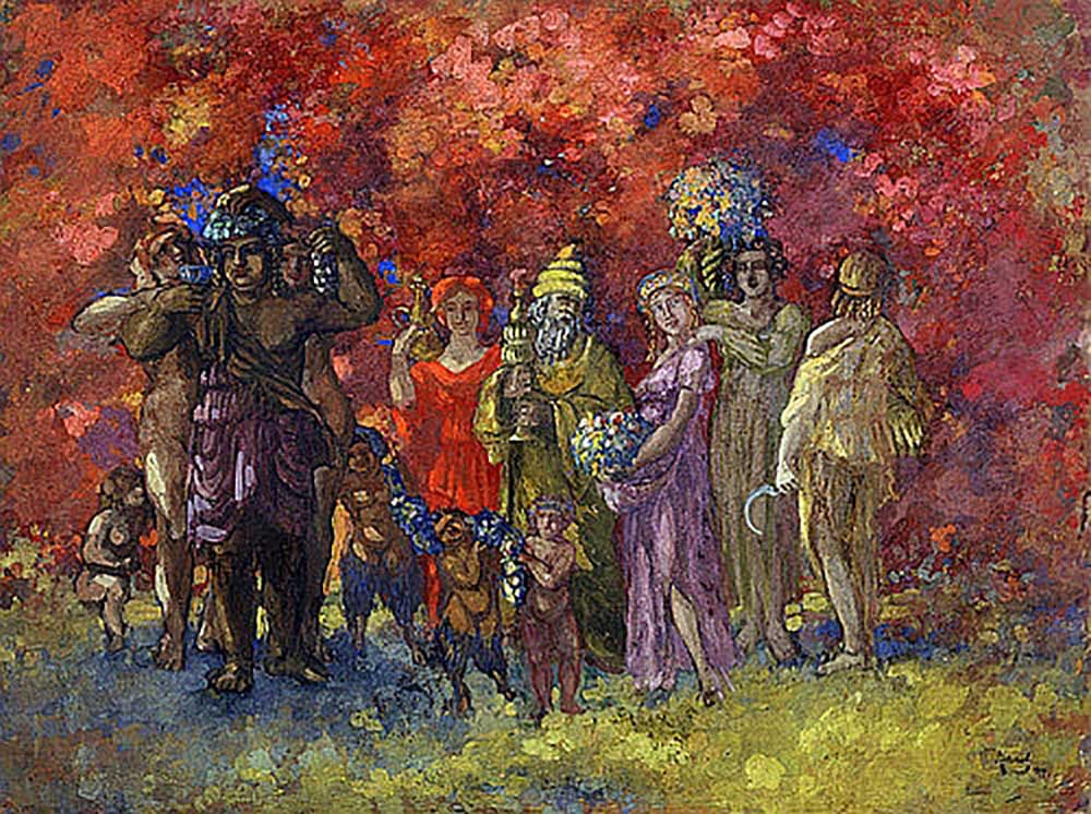Allegory "Autumn" a Anatoli Afanasiewitsch Arapow