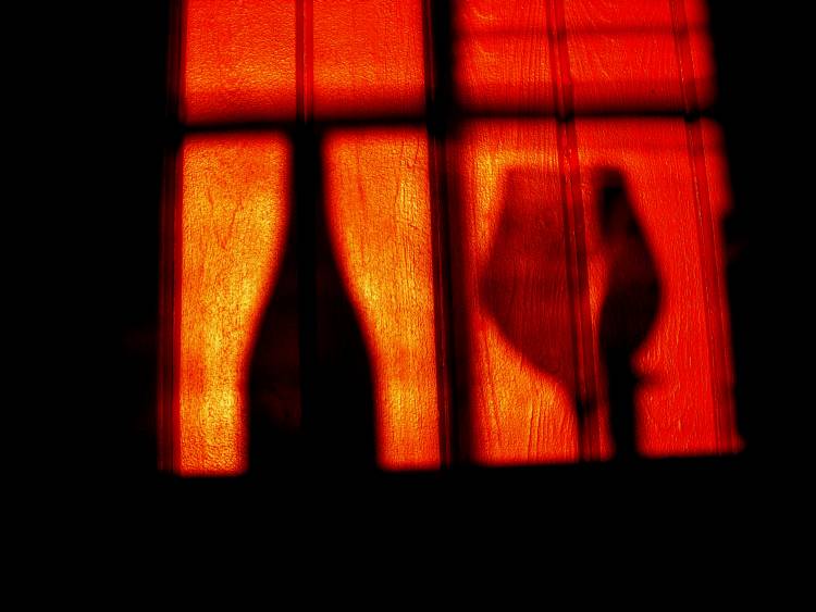 A glass of red wine a Anders Ludvigson