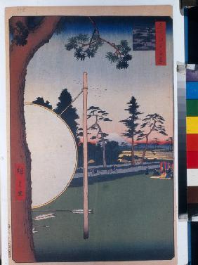 The Horse Track at Takata (One Hundred Famous Views of Edo)