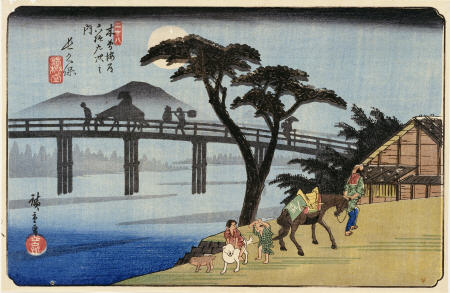 Nagakubo a Ando oder Utagawa Hiroshige