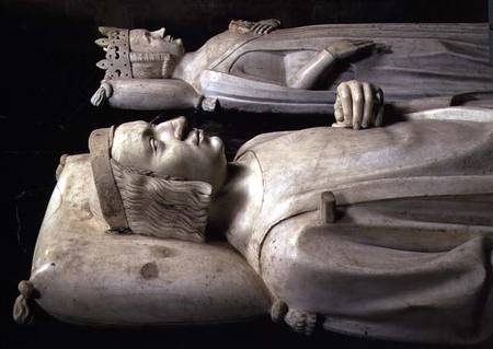Effigies from the tomb of Charles V the 'Wise' (1338-80) c.1364 a Andre Beauneveu