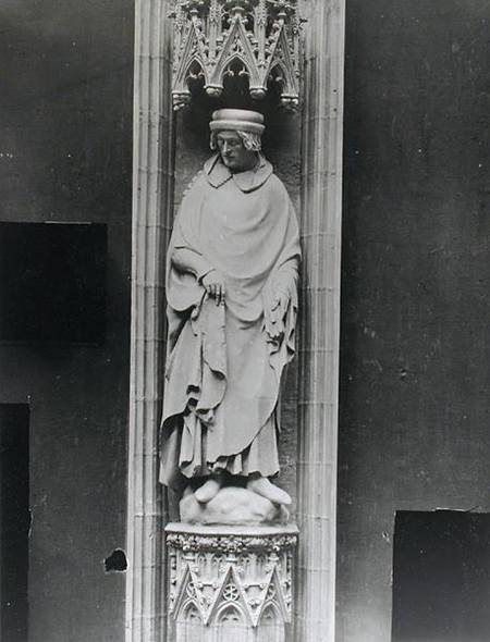 Copy of a statue of Jean Bureau, Sire de la Riviere a Andre Beauneveu