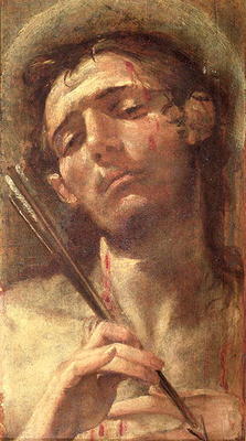 St. Sebastian (oil on panel) a Andrea Boscoli