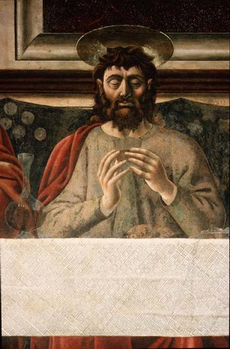 The Last Supper, detail of St. James the Greater a Andrea del Castagno