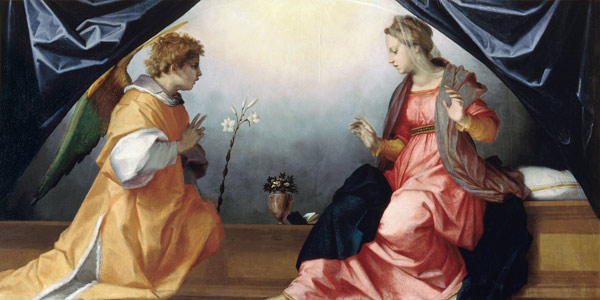 The Annunciation a Andrea del Sarto