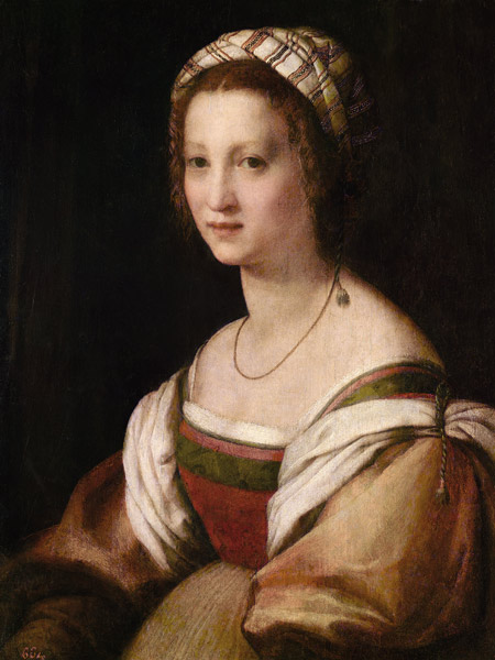 Portrait of a woman a Andrea del Sarto