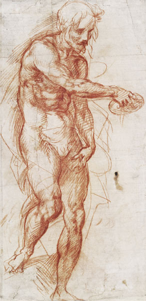 Saint John the Baptist (Study) a Andrea del Sarto