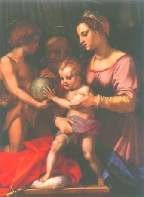 The Holy Family with John Baptist