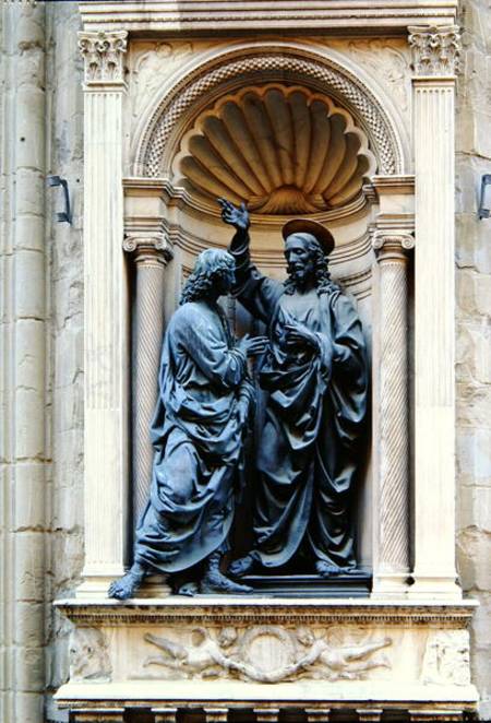 The Doubting Thomas a Andrea del Verrocchio