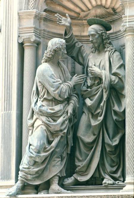 The Incredulity of St. Thomas a Andrea del Verrocchio