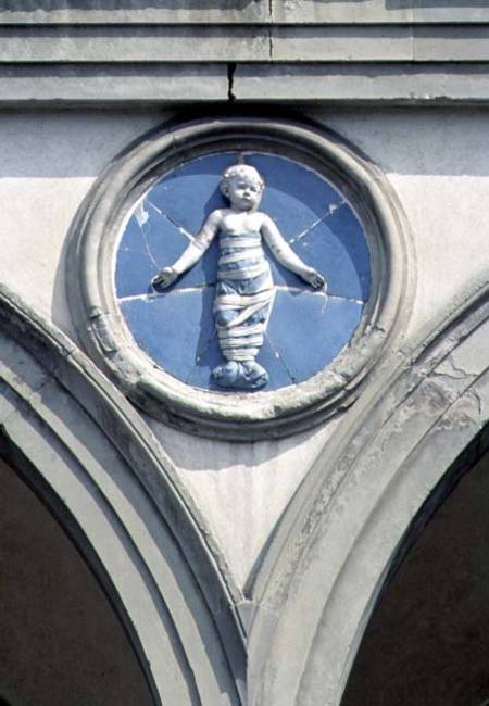 Roundel from the facade a Andrea della Robbia