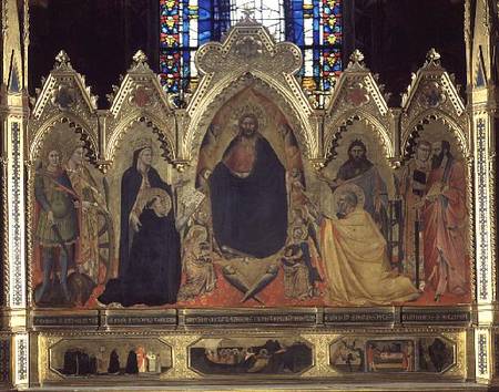 The Strozzi Altarpiece a Andrea di Cione Orcagna