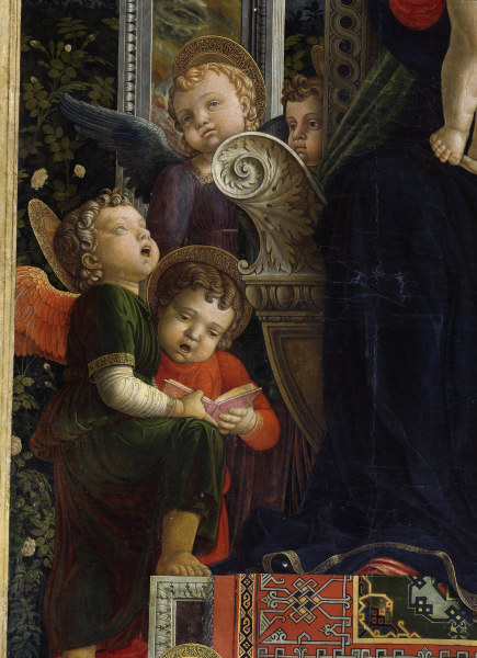 Altar of S. Zeno. Angels a Andrea Mantegna
