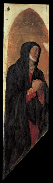 Lamentation, Mary a Andrea Mantegna