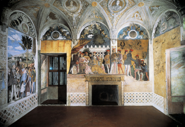 Camera degli Sposi, North Wall a Andrea Mantegna