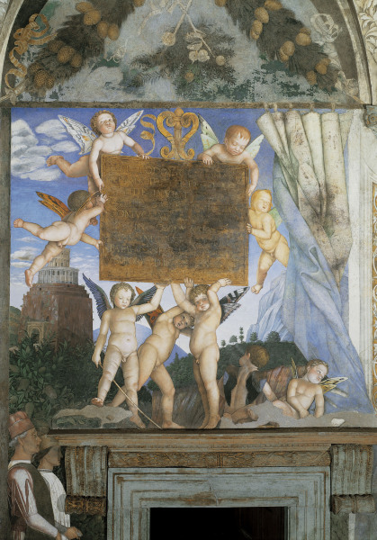 Camera degli Sposi, West Wall a Andrea Mantegna