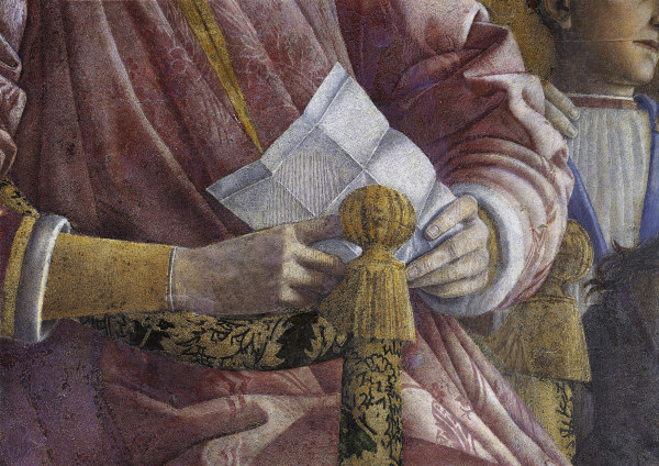 Ludovico Gonzaga, Hands a Andrea Mantegna