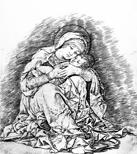 Maria col bambino a Andrea Mantegna