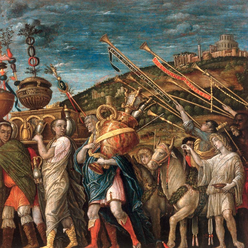after Mantegna, Triumph of Caesar,spoils a Andrea Mantegna