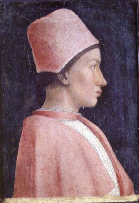 Portrait of Francesco Gonzaga as a boy a Andrea Mantegna