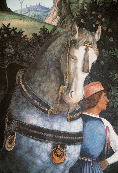 Cam.d.Sposi, Servant w.Horse a Andrea Mantegna