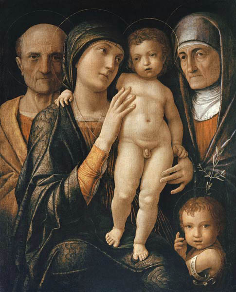 The Holy Family a Andrea Mantegna