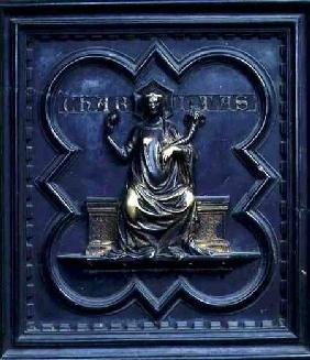 Charity, panel C of the South Doors of the Baptistery of San Giovanni