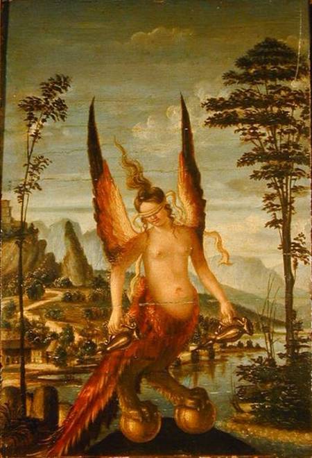 Allegory of Fortune  (formerly attributed to Giovanni Bellini) a Andrea Previtali