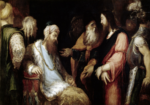 Christ Before Herod a Andrea Schiavone