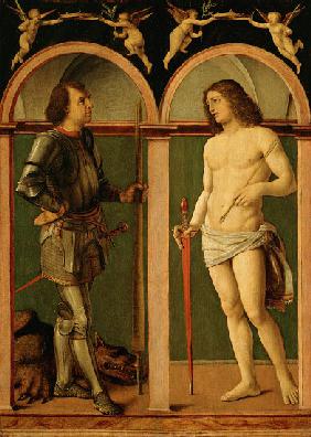 Saint George and Saint Sebastian