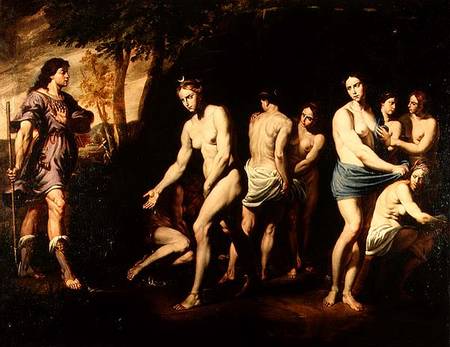 Diana and her Nymphs Surprised by Actaeon a Andrea Vaccaro