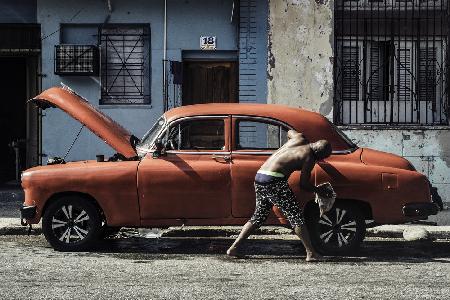 Washing a Car