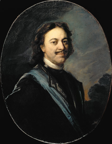 Portrait of Peter I a Andrei Matveyev