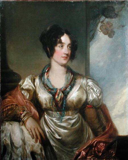 Portrait of Lady Milner (d.1862) a Andrew Geddes