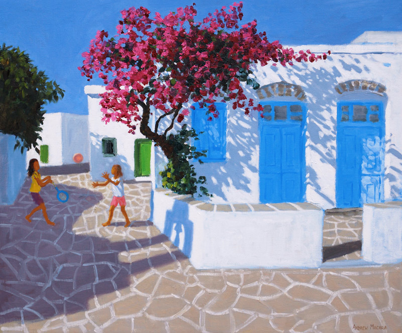 Blue doors,Folygandros,Greek Islands a Andrew  Macara