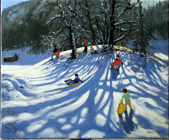 Fun in the snow, Morzine, France a Andrew  Macara