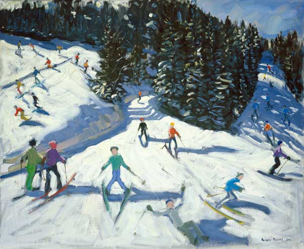 Mid-morning on the Piste, 2004 (oil on canvas)  a Andrew  Macara