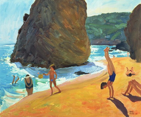Morning, Platja dos Rosais, Costa Brava, 1997 (oil on canvas)  a Andrew  Macara
