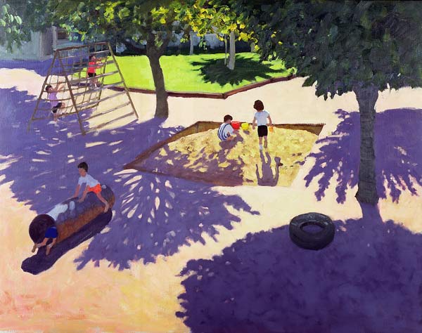 Sandpit, France (oil on canvas)  a Andrew  Macara