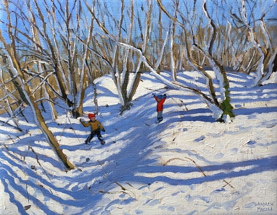 Spring Snow, Newhaven Derbyshire a Andrew  Macara