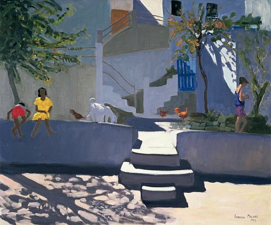 The Yellow Dress, Kos, 1993 (oil on canvas)  a Andrew  Macara